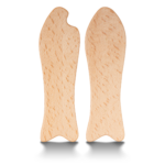 Vegane Holz Schaber 2er Set