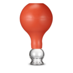Schröpfglas mit Saugball 2,5 cm - Image 2