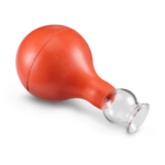 Schröpfglas mit Saugball 2,5 cm