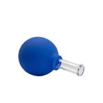 Schröpfglas mit Saugball 1 cm